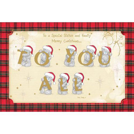 Grandson & Family Me to You Bear Christmas Card £2.40